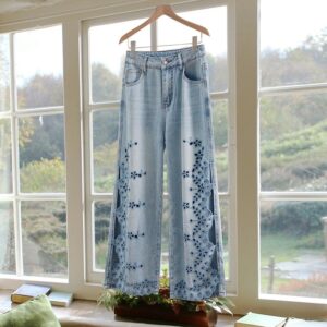 Embroidery Jeans