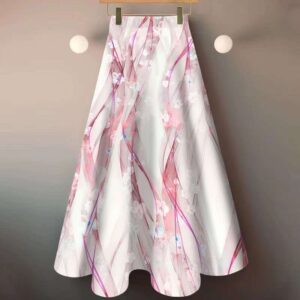White Color Skirt